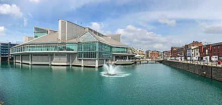 Prince's Quay Shopping Centre built over Prince's Dock