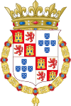 Private Coat of Arms of Infante Juan of Spain, Count of Montizón.svg