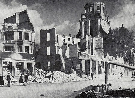 Königsberg after the RAF bombing in 1944
