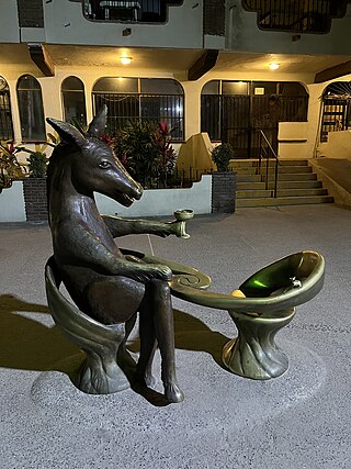 <i>Salud</i> (sculpture) Statue by Jim Demetro