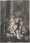 Пигмалион. 1662. Бумага, уголь, акварель, белила. Метрополитен-музей, Нью-Йорк