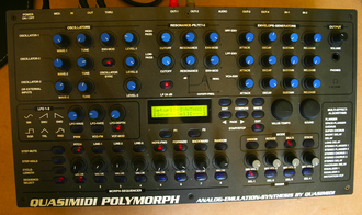 The control surface of the Polymorph Quasimidi.Polymorph.png