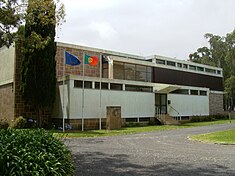 The headquarters building for the Direcção Regional de Recursos Florestais in the Recreational Forest Reserve of Valverde
