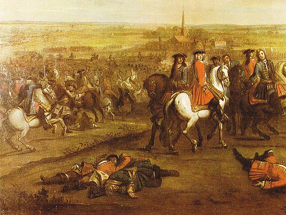 Marlborough at the Battle of Ramillies, 1706