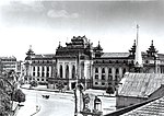 Yangon City Hall in 1945, after World War II