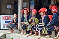 Red Dao village meeting, Vietnam