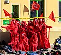 Red Rebels von Extinction Rebellion vor der Parteizentrale der Grünen (51623416330).jpg