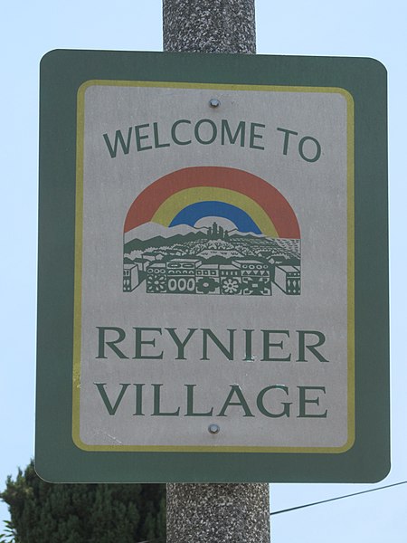 Reynier Village Sign