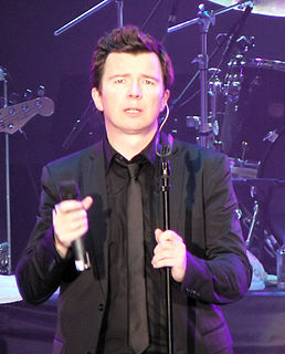 Rick Astley British singer and songwriter