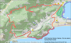 Circuit de Vista Chinesa, 25,7 km, parcouru une fois