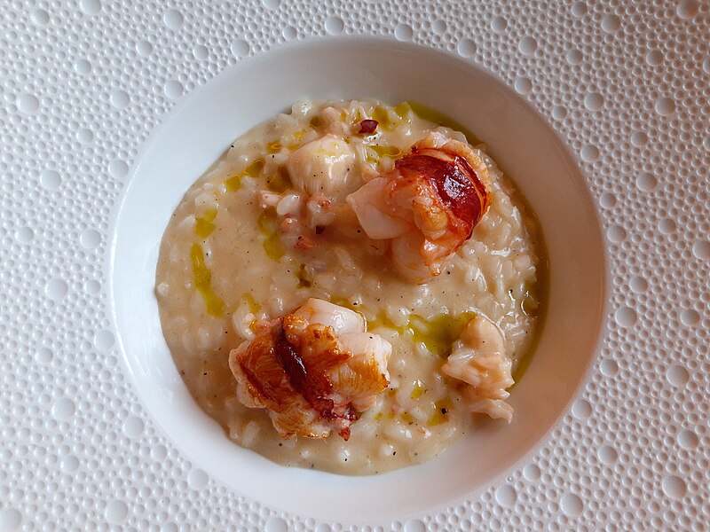 File:Risotto with lobster, Sachsenhausen.jpg