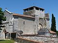 Français : Eglise de Rivières, Charente, France