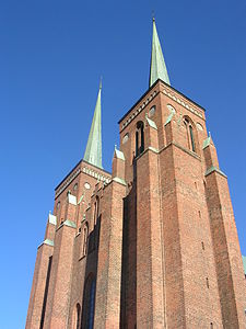 קתדרלת רוסקילדה - פרטי הלבנים במגדל הדרומי