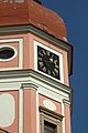 Čeština: Hodiny na zámku v Roudnici nad Labem, Ústecký kraj English: Clock at the tower of Roudnice nad Labem Castle, Ústí Region, CZ