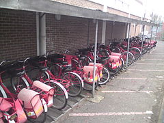 U.K. Royal Mail bikes
