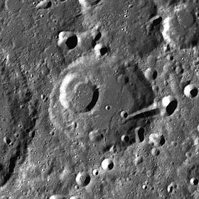 Снимок зонда Lunar Reconnaissance Orbiter.