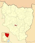 Ubicación del municipio en el mapa de la provincia