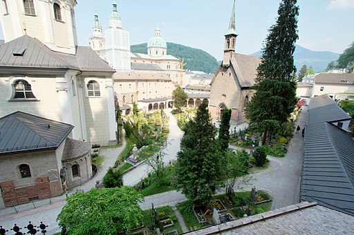 Salzburg Petersfriedhof overview