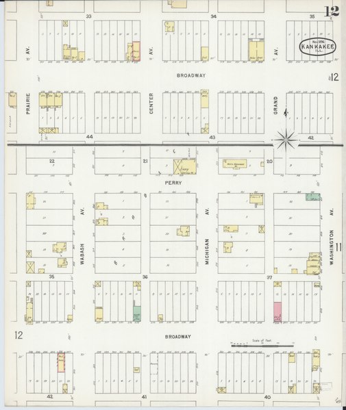 File:Sanborn Fire Insurance Map from Kankakee, Kankakee County, Illinois. LOC sanborn01945 003-12.tif