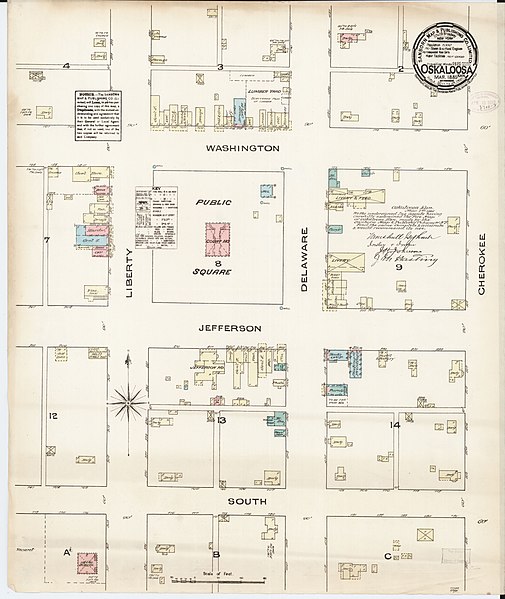 File:Sanborn Fire Insurance Map from Oskaloosa, Jefferson County, Kansas. LOC sanborn03049 001.jpg