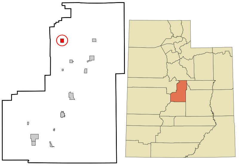 File:Sanpete County Utah incorporated and unincorporated areas Fountain Green highlighted.svg