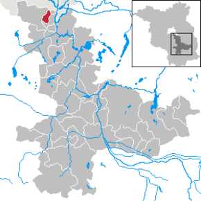 Poziția Schulzendorf pe harta districtului Dahme-Spreewald