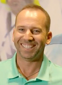 Sergio García Spanish professional golfer