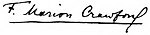 Assinatura de Francis Marion Crawford.jpg