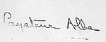 Signature of The Most Excellent Duchess of Alba (Cayetana Fitz-James Stuart, 18th Duchess of Alba).jpg