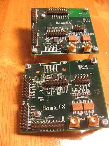 Basic RX and Basic TX daughterboards Simple RXTX daughterboards.JPG