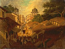 Street in Patna, 1825 (British, active in India)