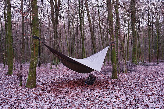 Hammock with tarp and underquilt