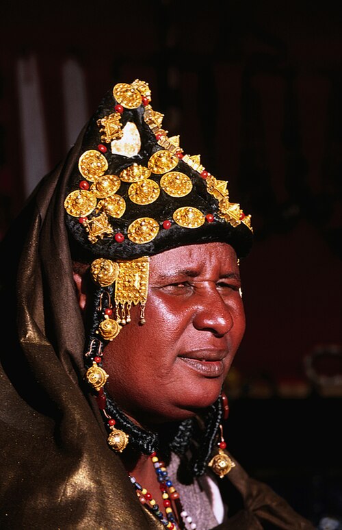 Songhai woman at a festival