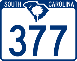 <span class="mw-page-title-main">South Carolina Highway 377</span> State highway in South Carolina, United States