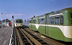 Southend Pier electric trains