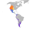 Spatola cyanoptera map.svg