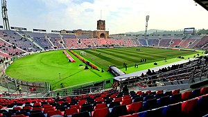Innenansicht des Stadio Renato Dall’Ara (2020)