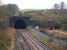 Diggle portal of the 1894 tunnel