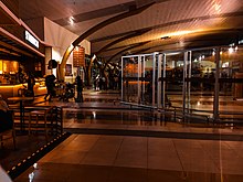 A Starbucks outlet located on the landside area of the terminal Starbucks AOR.jpg