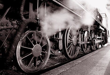 Steam locomotive gear (JŽ 06-018; Slovenia)