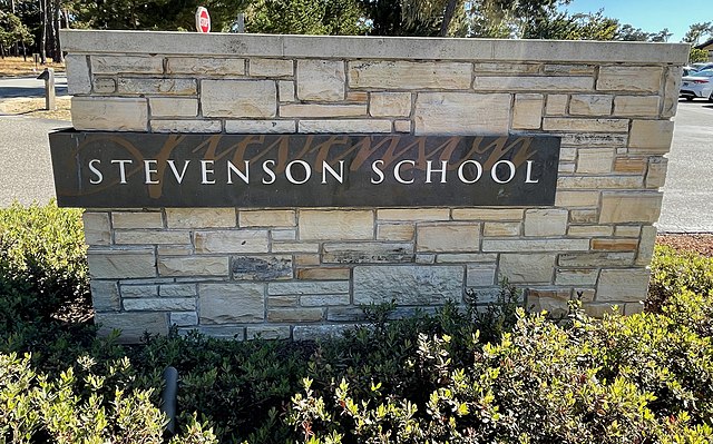 Stevenson School Sign