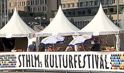 Stockholms Kulturfestival bandlyser 2. 
 JPG