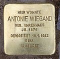 Antonie Wiegand, Nassauische Straße 24, Berlin-Wilmersdorf, Deutschland