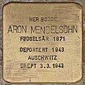 Stolperstein für Aron Mendelsohn (Trondheim).jpg