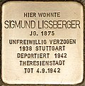 Stolperstein für Sigmund Lissberger (Rothenburg ob der Tauber).jpg