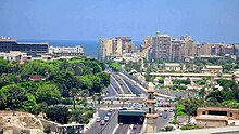 Suez-Kanal-Straße in Alexandria, Ägypten