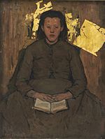 Suze Robertson: 1895-98: 'Pietje', olieverfschilderij