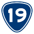 Provincial Highway 19 shield}}