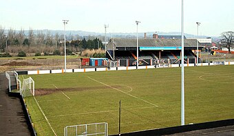 Taylor's Avenue football ground, Carrickfergus - geograph.org.uk - 1734307.jpg