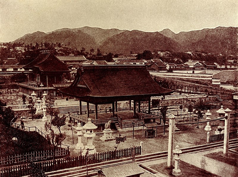 File:Temple of the Nanko in Kobe. Before 1902.jpg